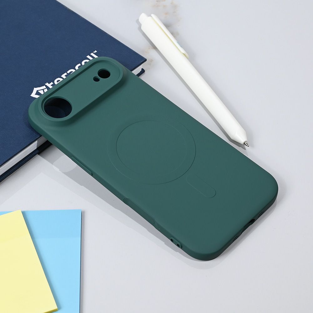 Maska za Apple iPhone 17 Air — Teracell Giulietta Magsafe, tamno zelena
