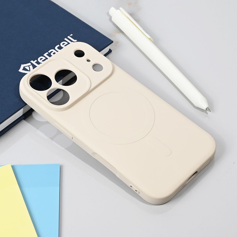 Maska za Apple iPhone 17 Pro — Teracell Giulietta Magsafe, bela