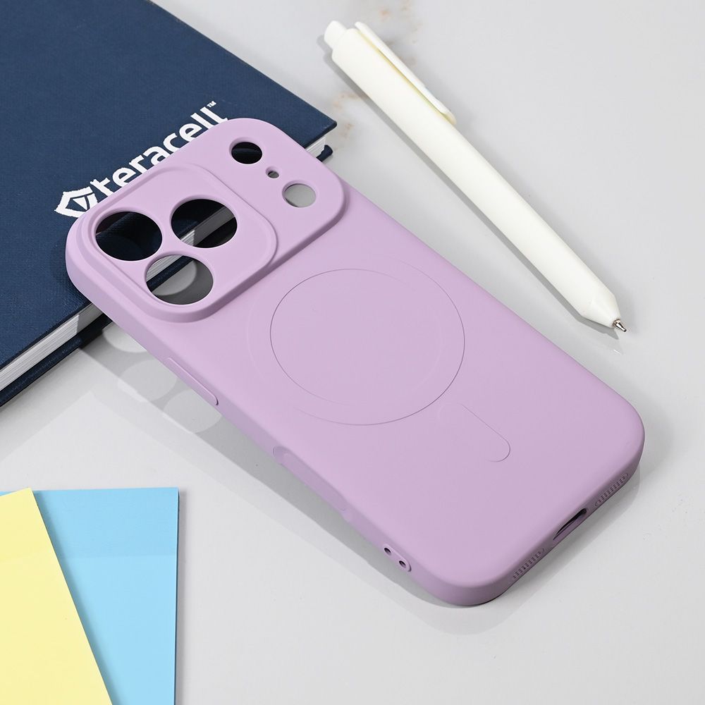 Maska za Apple iPhone 17 Pro — Teracell Giulietta Magsafe, ljubicasta
