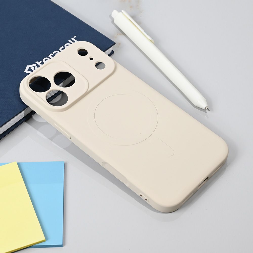 Maska za Apple iPhone 17 Pro Max — Teracell Giulietta Magsafe, bela