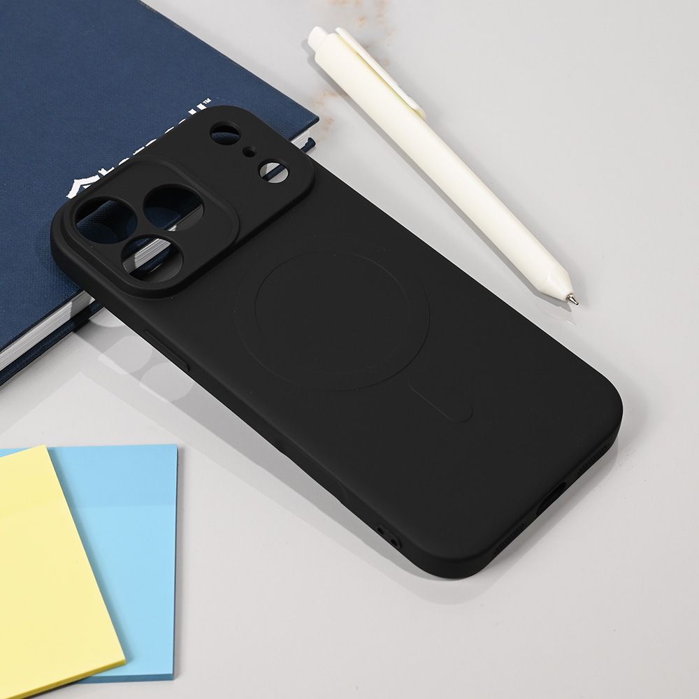 Maska za Apple iPhone 17 Pro Max — Teracell Giulietta Magsafe, crna