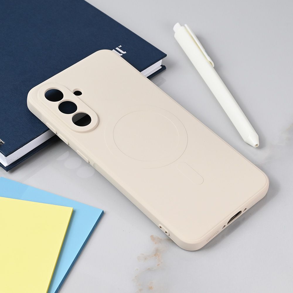 Maska za Samsung Galaxy A56 5G — Teracell Giulietta Magsafe, bela