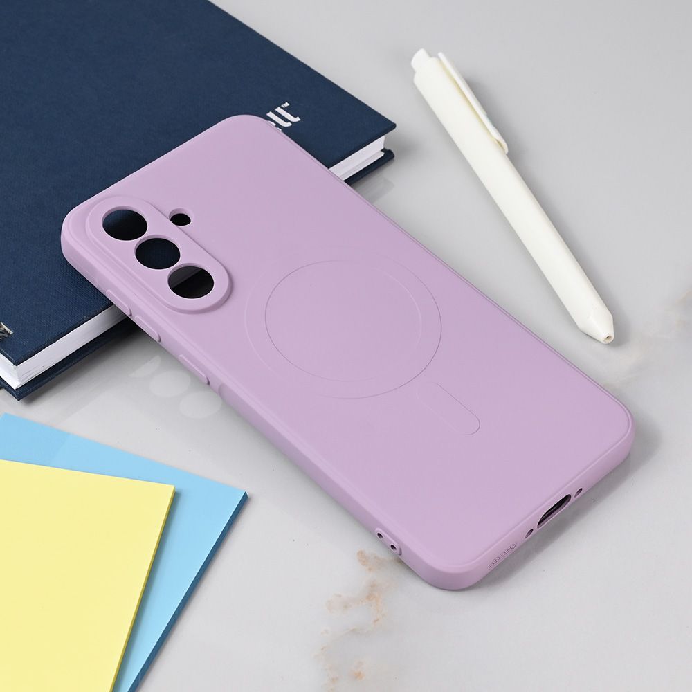 Maska za Samsung Galaxy A56 5G — Teracell Giulietta Magsafe, ljubicasta