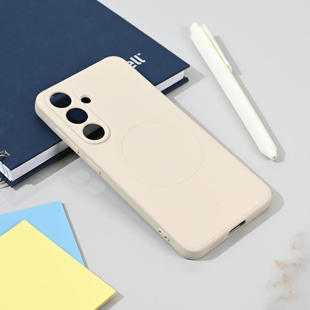 Maska za Samsung Galaxy S25 — Teracell Giulietta Magsafe, bela