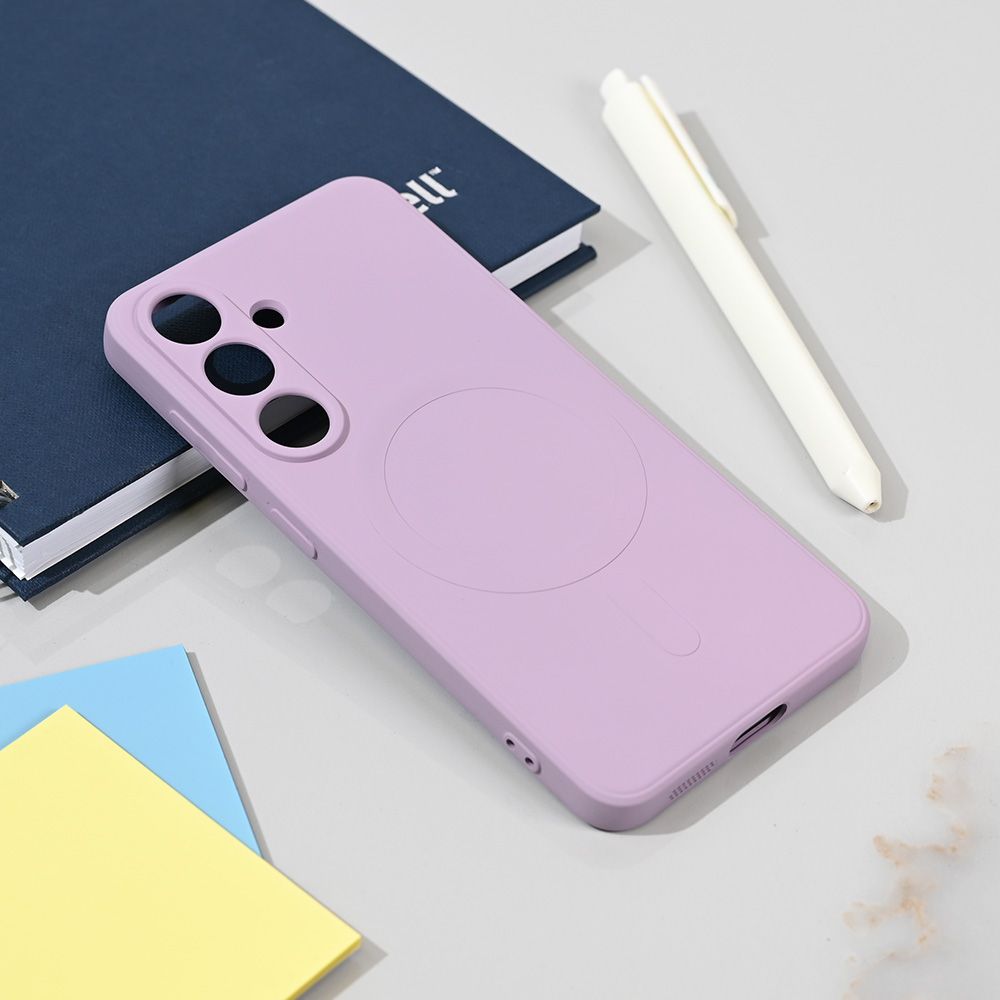 Maska za Samsung Galaxy S25 — Teracell Giulietta Magsafe, ljubicasta