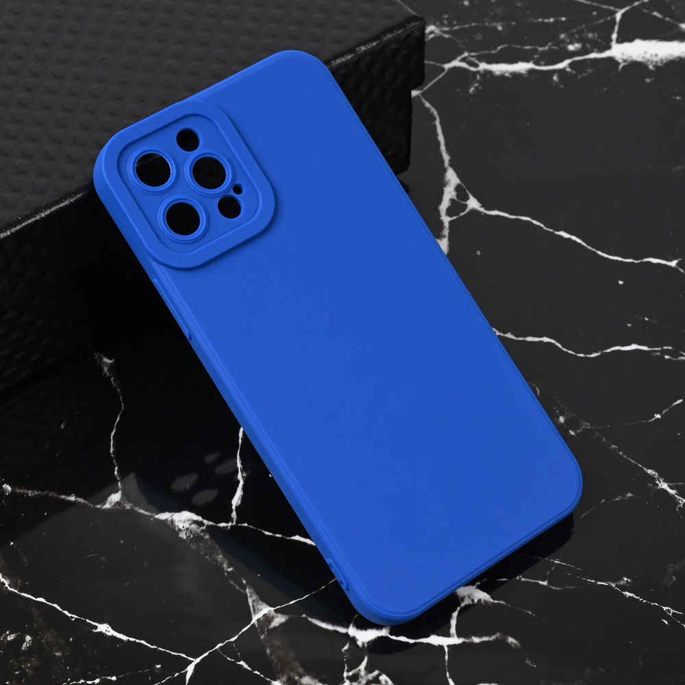 Maska za Apple iPhone 12 Pro — Teracell Giulietta, mat plava
