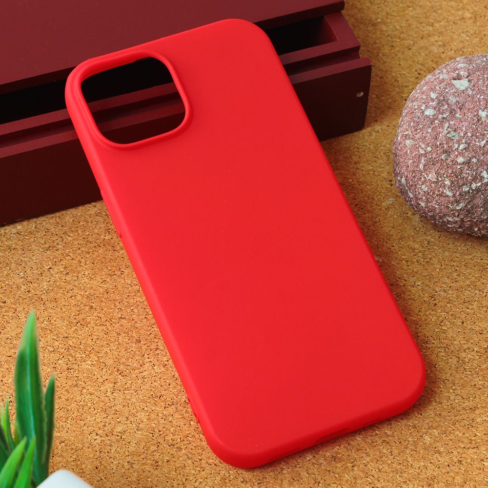 Maska za Apple iPhone 15 — Teracell Giulietta, mat crvena