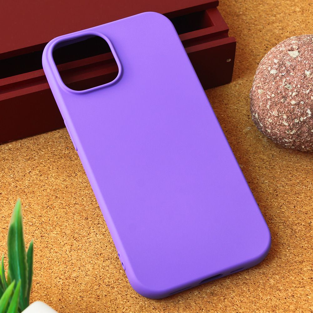 Maska za Apple iPhone 15 — Teracell Giulietta, mat ljubicasta