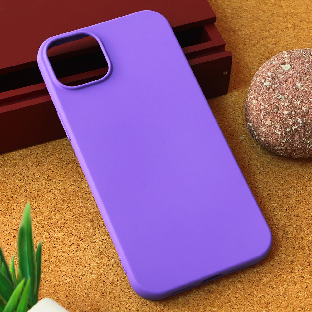 Maska za Apple iPhone 15 Plus — Teracell Giulietta, mat ljubicasta