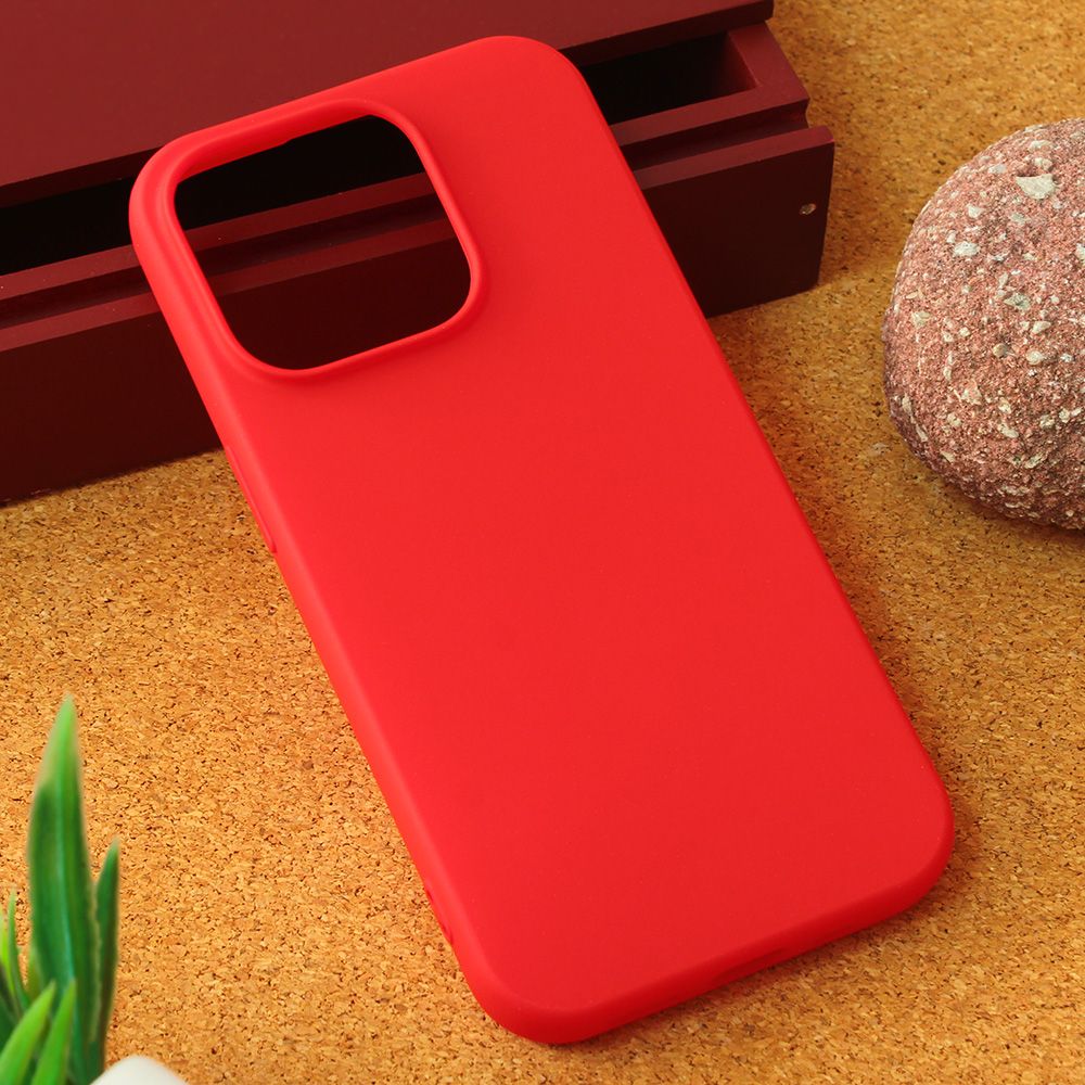 Maska za Apple iPhone 15 Pro — Teracell Giulietta, mat crvena