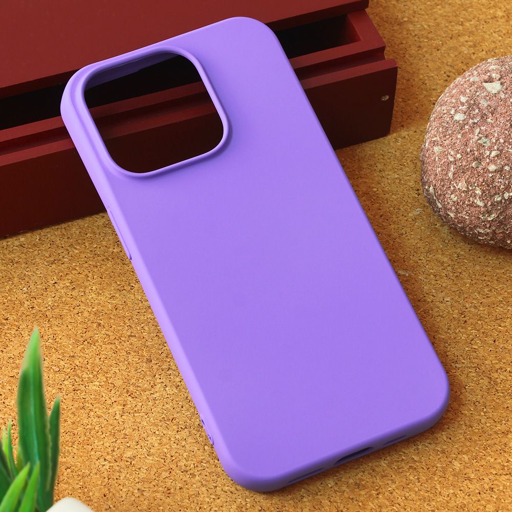 Maska za Apple iPhone 15 Pro — Teracell Giulietta, mat ljubicasta