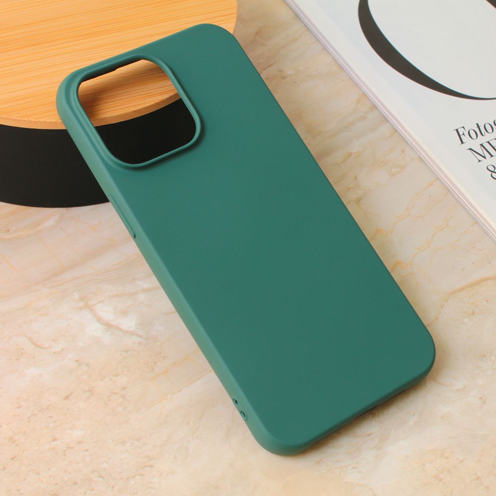Maska za Apple iPhone 15 Pro — Teracell Giulietta, mat zelena