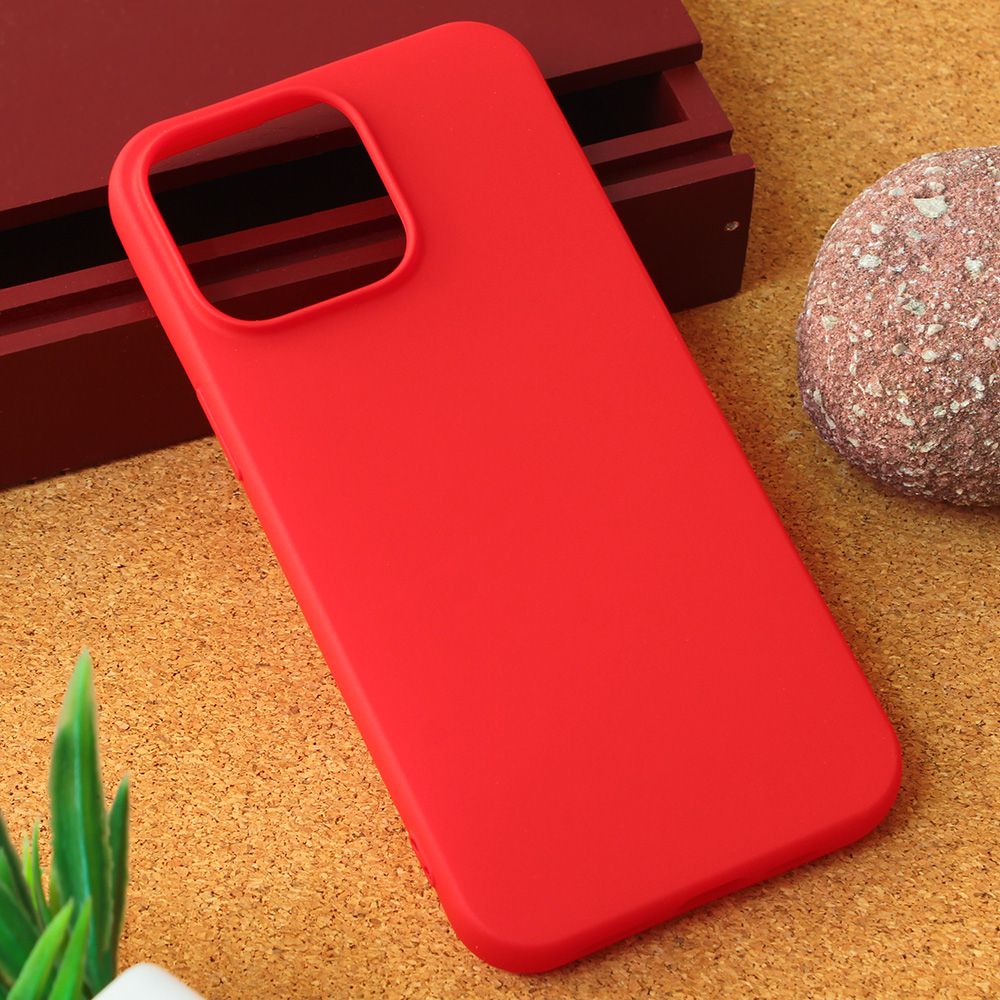 Maska za Apple iPhone 15 Pro Max — Teracell Giulietta, mat crvena