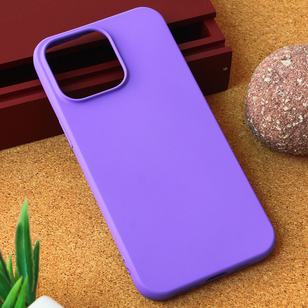 Maska za Apple iPhone 15 Pro Max — Teracell Giulietta, mat ljubicasta