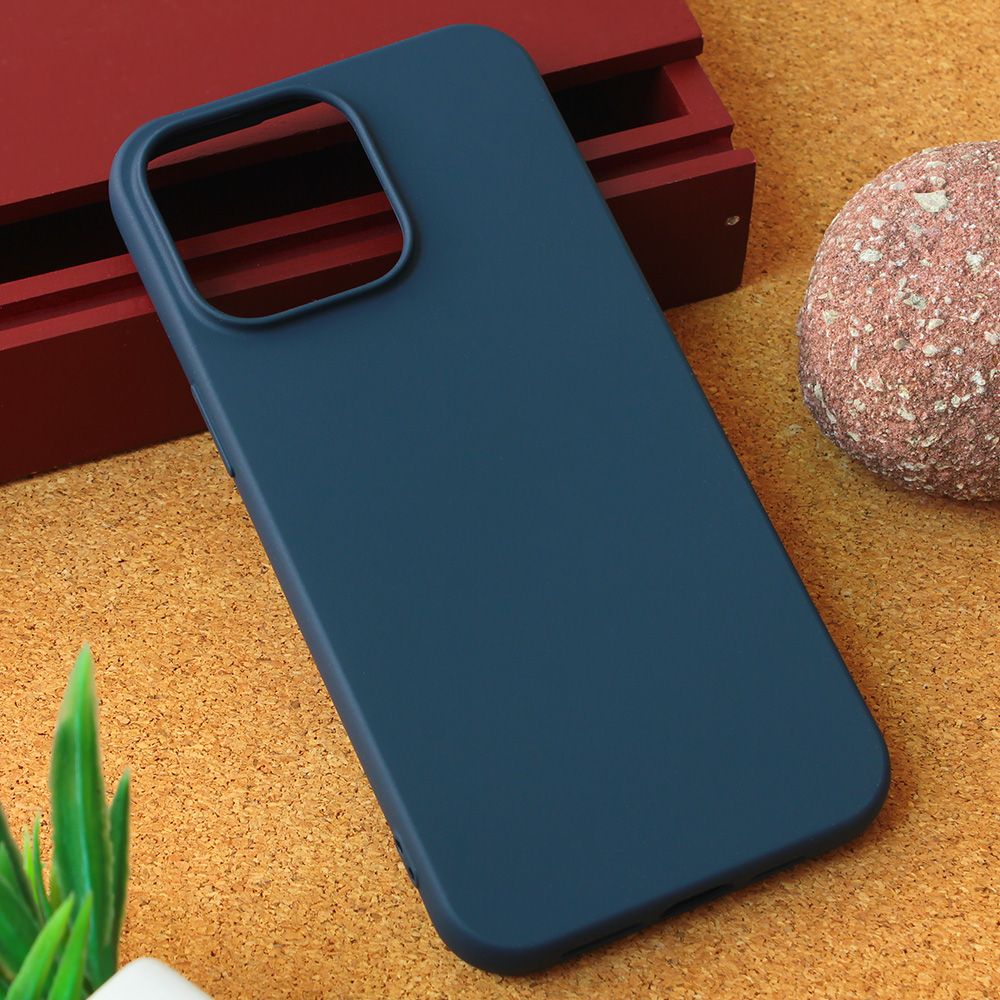 Maska za Apple iPhone 15 Pro Max — Teracell Giulietta, tamno plava