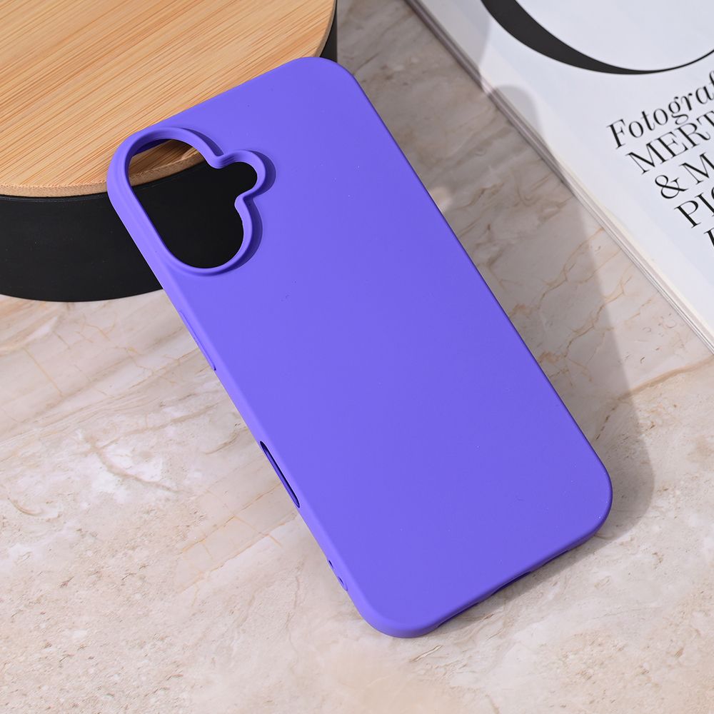 Maska za Apple iPhone 16 — Teracell Giulietta, mat ljubicasta