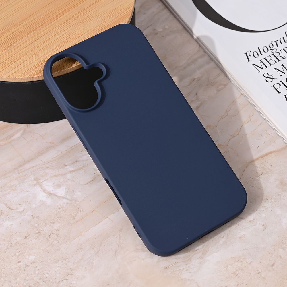 Maska za Apple iPhone 16 — Teracell Giulietta, tamno plava