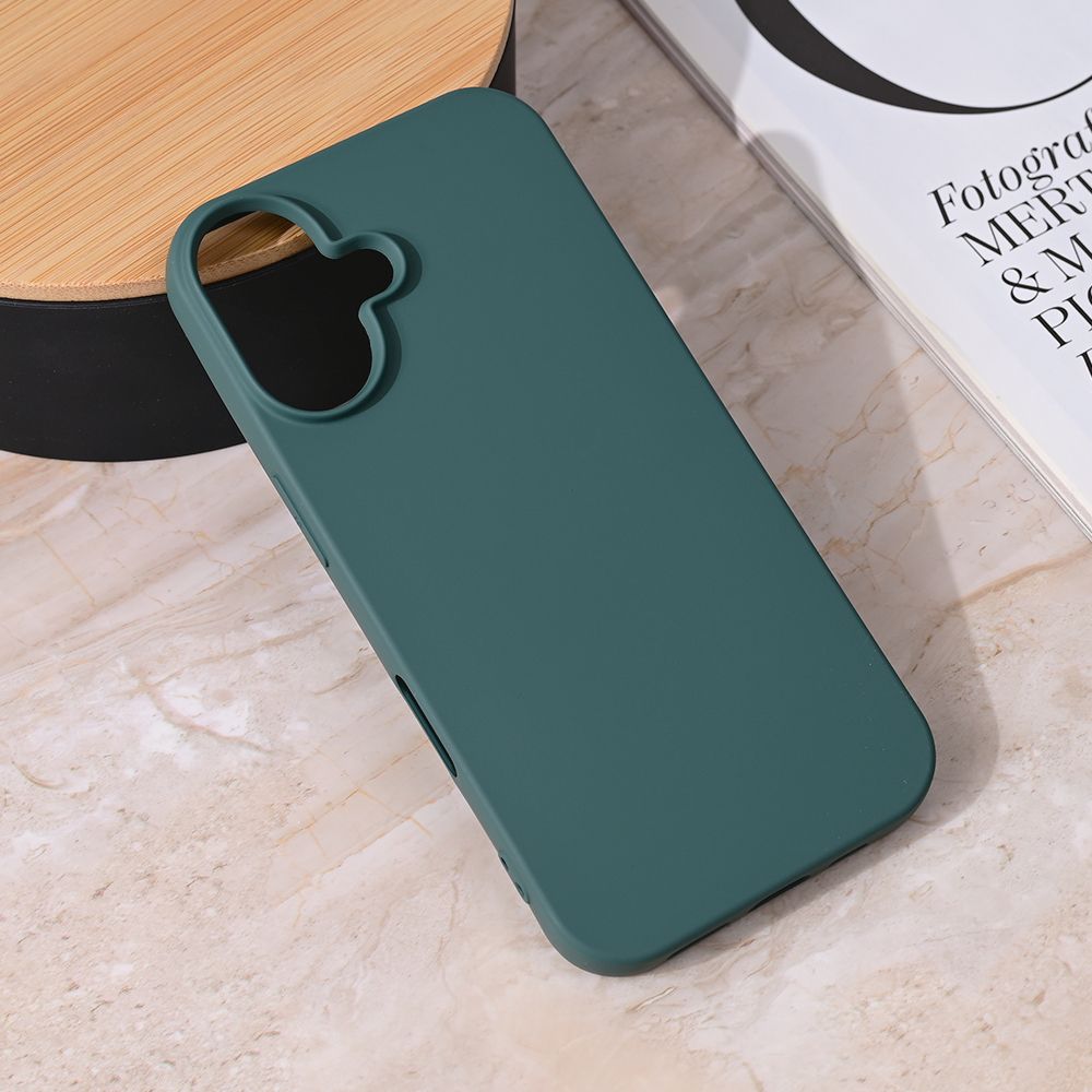 Maska za Apple iPhone 16 — Teracell Giulietta, mat zelena
