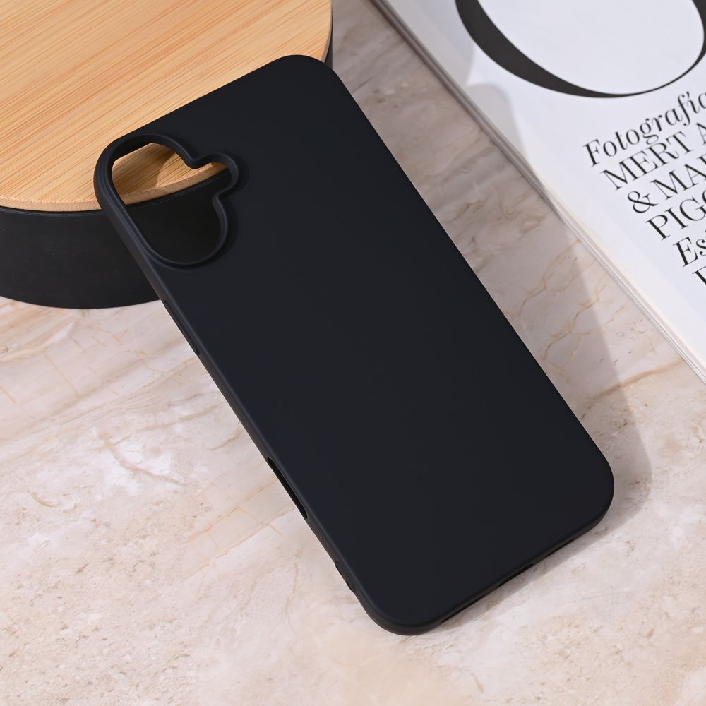 Maska za Apple iPhone 16 Plus — Teracell Giulietta, mat crna