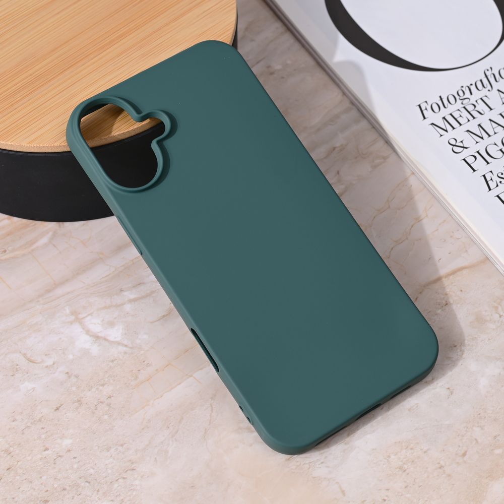 Maska za Apple iPhone 16 Plus — Teracell Giulietta, tamno zelena