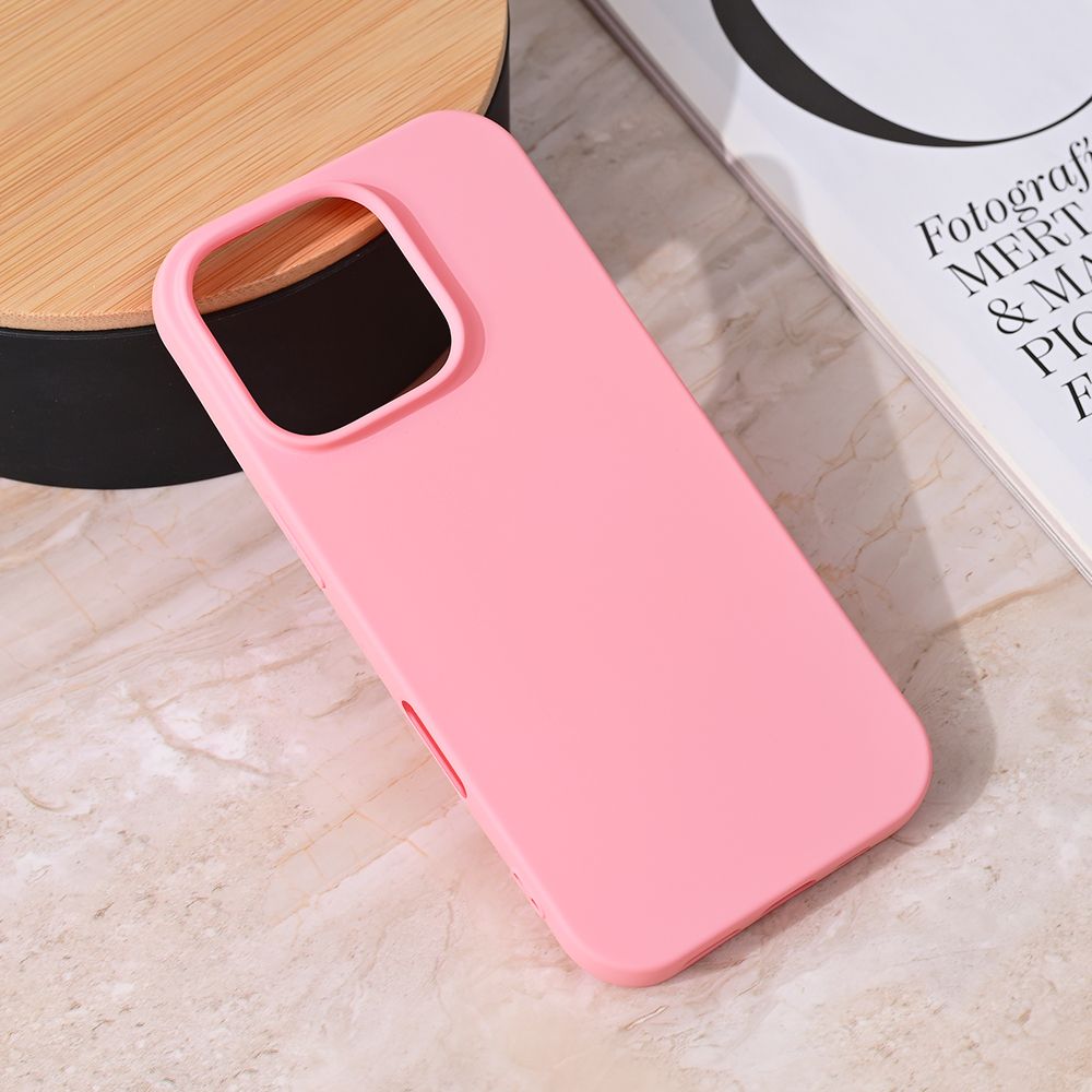 Maska za Apple iPhone 16 Pro — Teracell Giulietta, mat roze