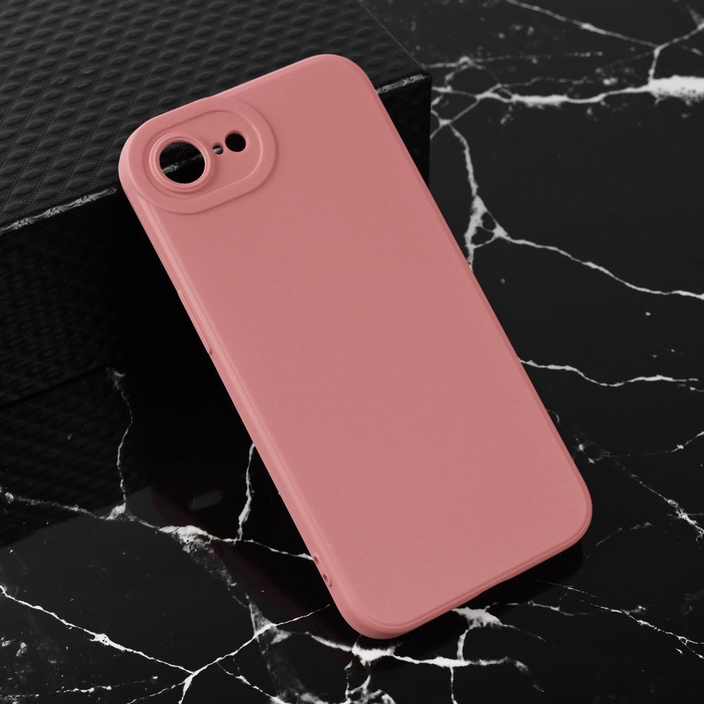 Maska za Apple iPhone 16e — Teracell Giulietta, mat roze