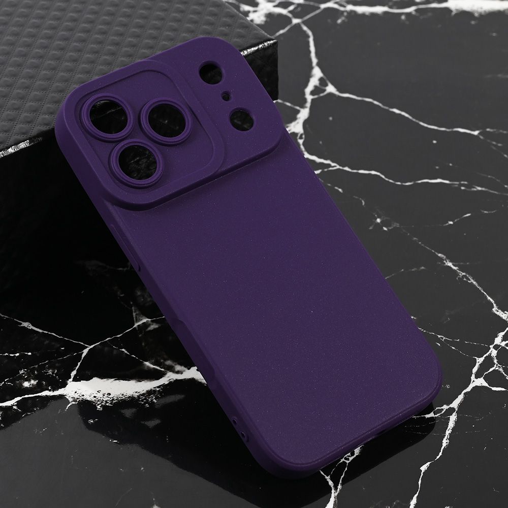 Maska za Apple iPhone 17 Pro — Teracell Giulietta, tamno ljubicasta