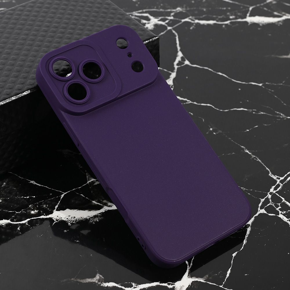 Maska za Apple iPhone 17 Pro Max — Teracell Giulietta, tamno ljubicasta