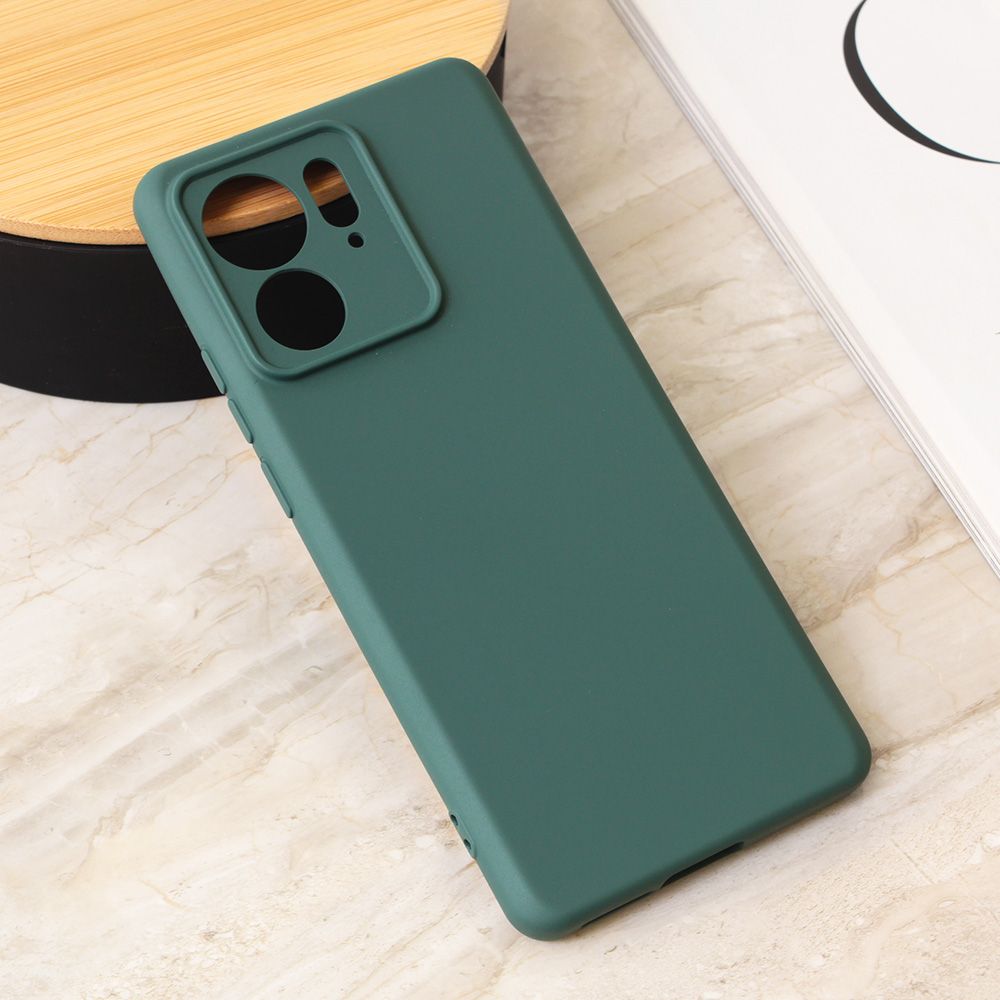 Maska za Motorola Edge 40 — Teracell Giulietta, mat zelena