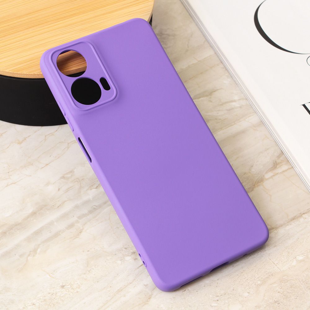 Maska za Motorola Moto G04 — Teracell Giulietta, mat ljubicasta