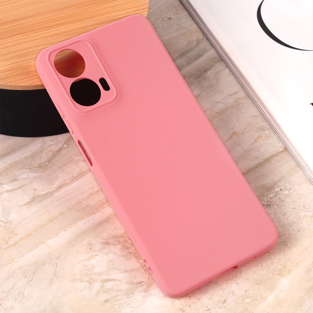 Maska za Motorola Moto G04 — Teracell Giulietta, mat roze