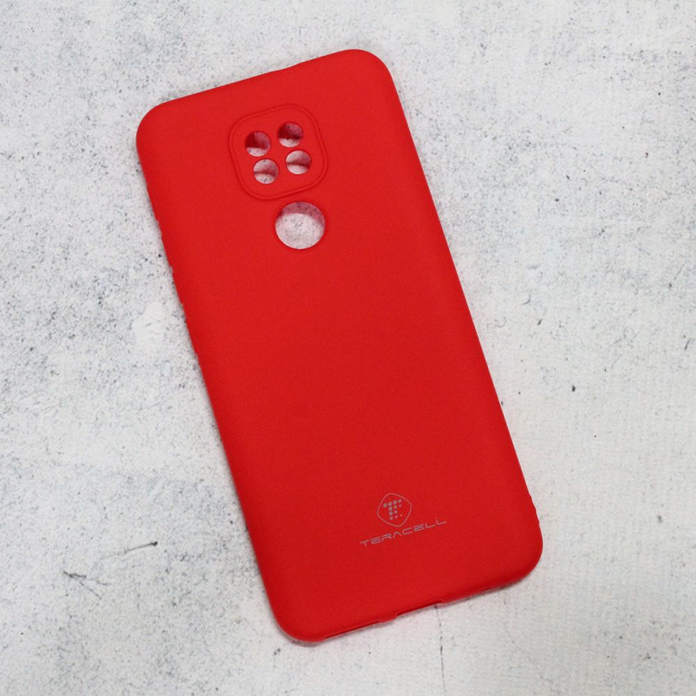 Maska za Motorola Moto G9 Play — Teracell Giulietta, mat crvena