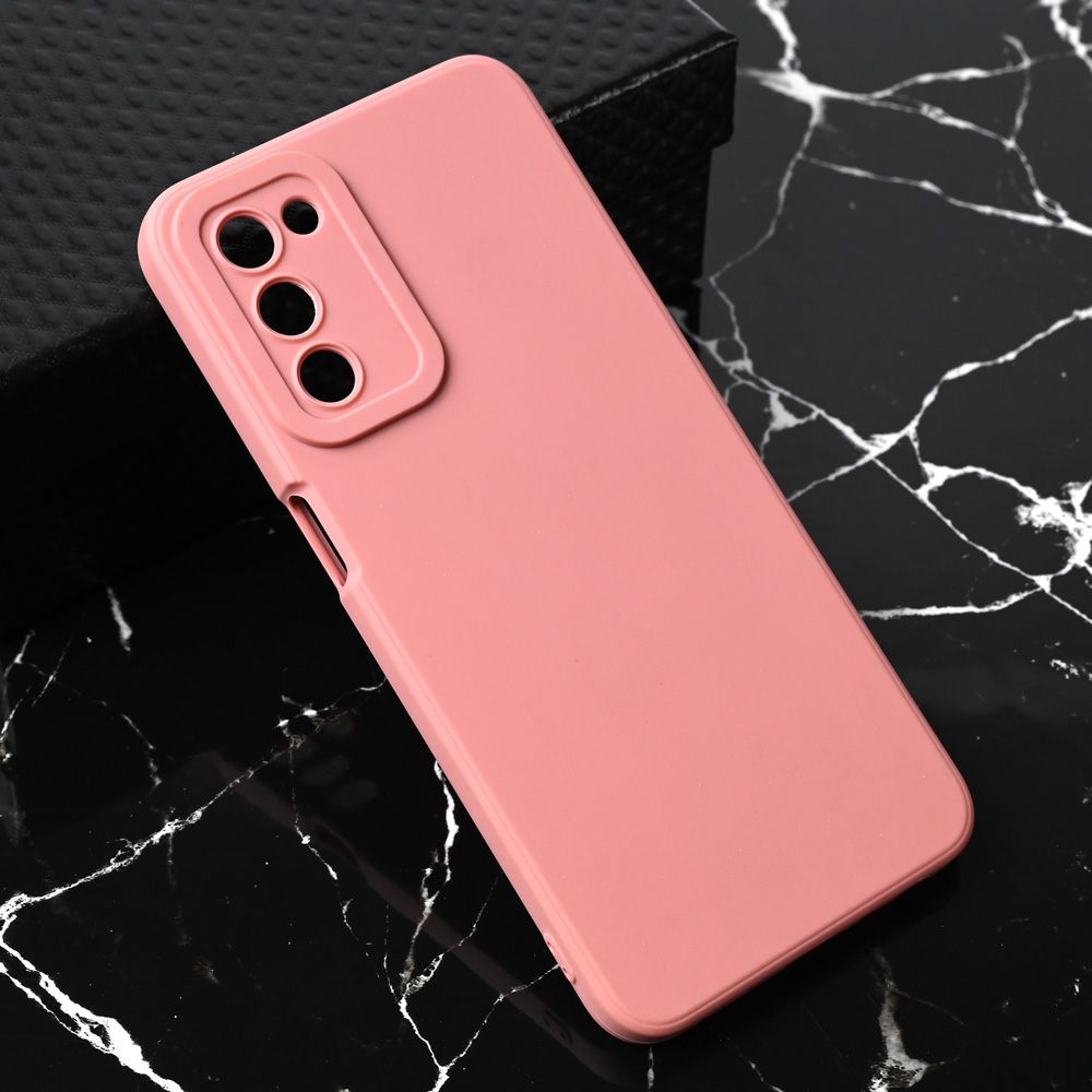 Maska za Oppo A55 5G — Teracell Giulietta, tamno roze
