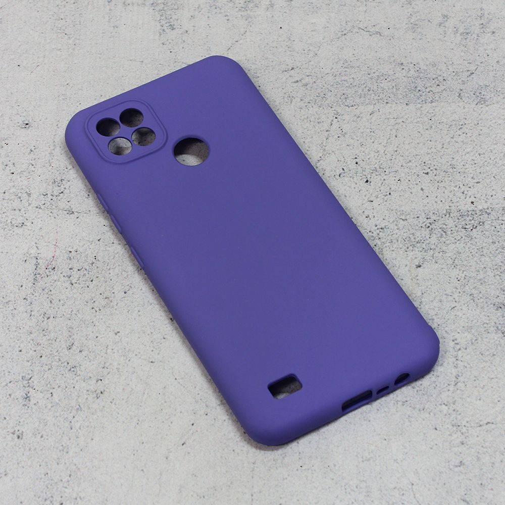 Maska za Realme C21 — Teracell Giulietta, mat ljubicasta