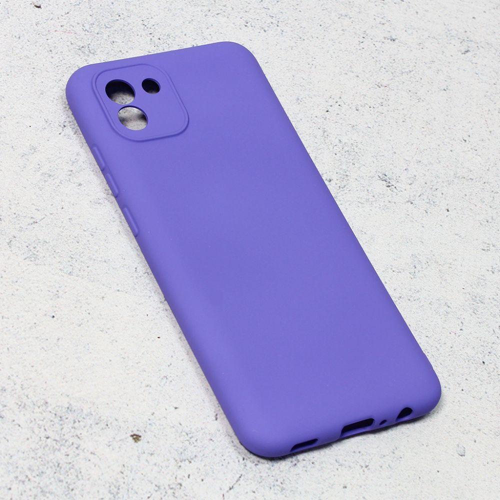 Maska za Samsung Galaxy A03 — Teracell Giulietta, mat ljubicasta