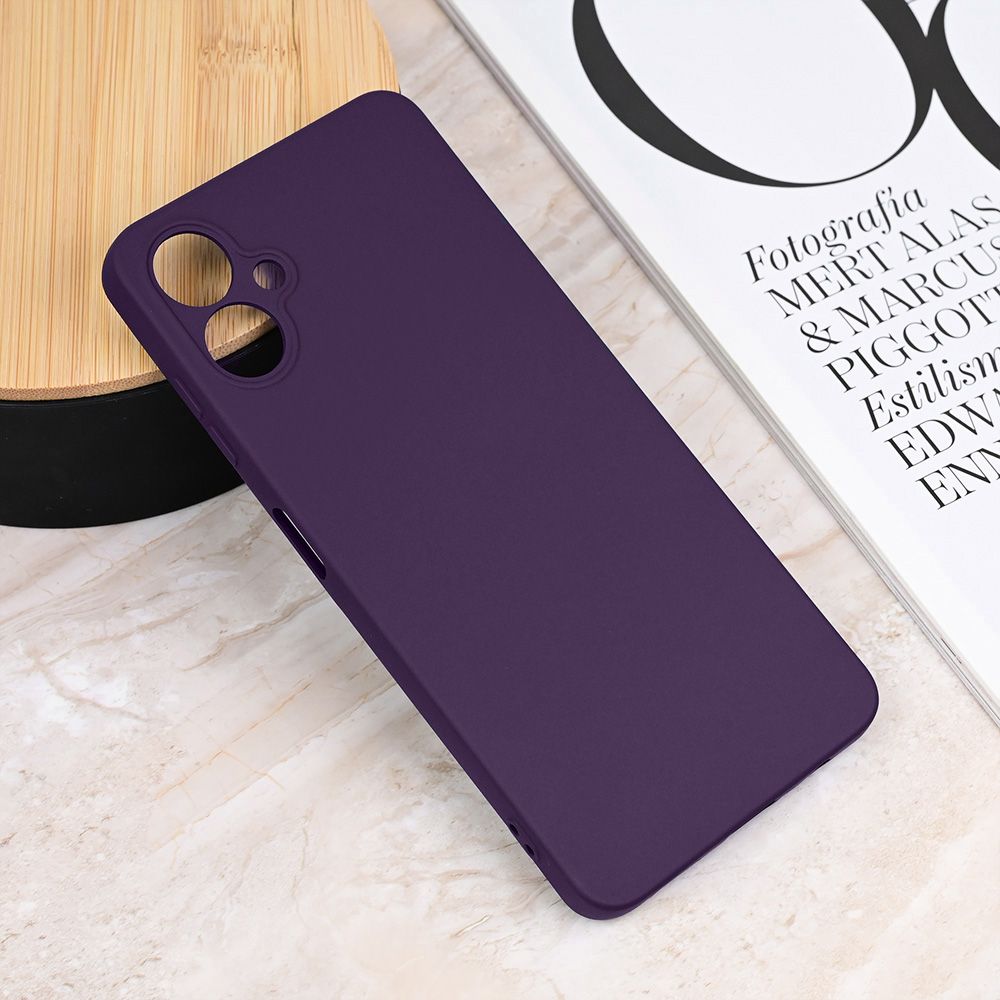 Maska za Samsung Galaxy A06 — Teracell Giulietta, tamno ljubicasta