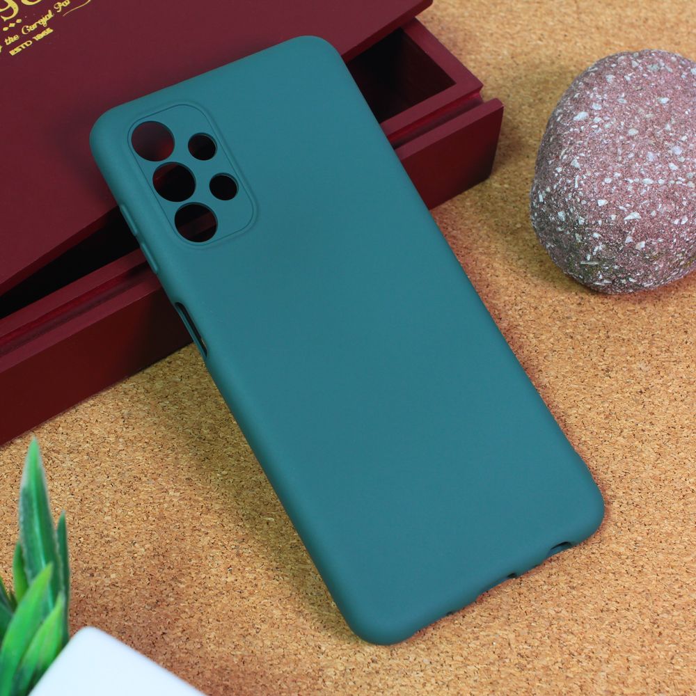 Maska za Samsung Galaxy A13 4G — Teracell Giulietta, mat zelena