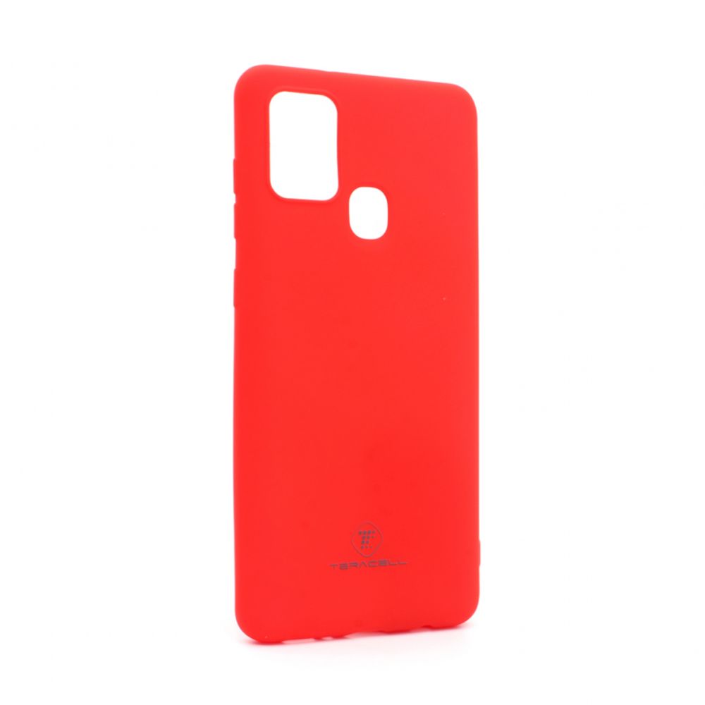 Maska za Samsung Galaxy A21s — Teracell Giulietta, mat crvena