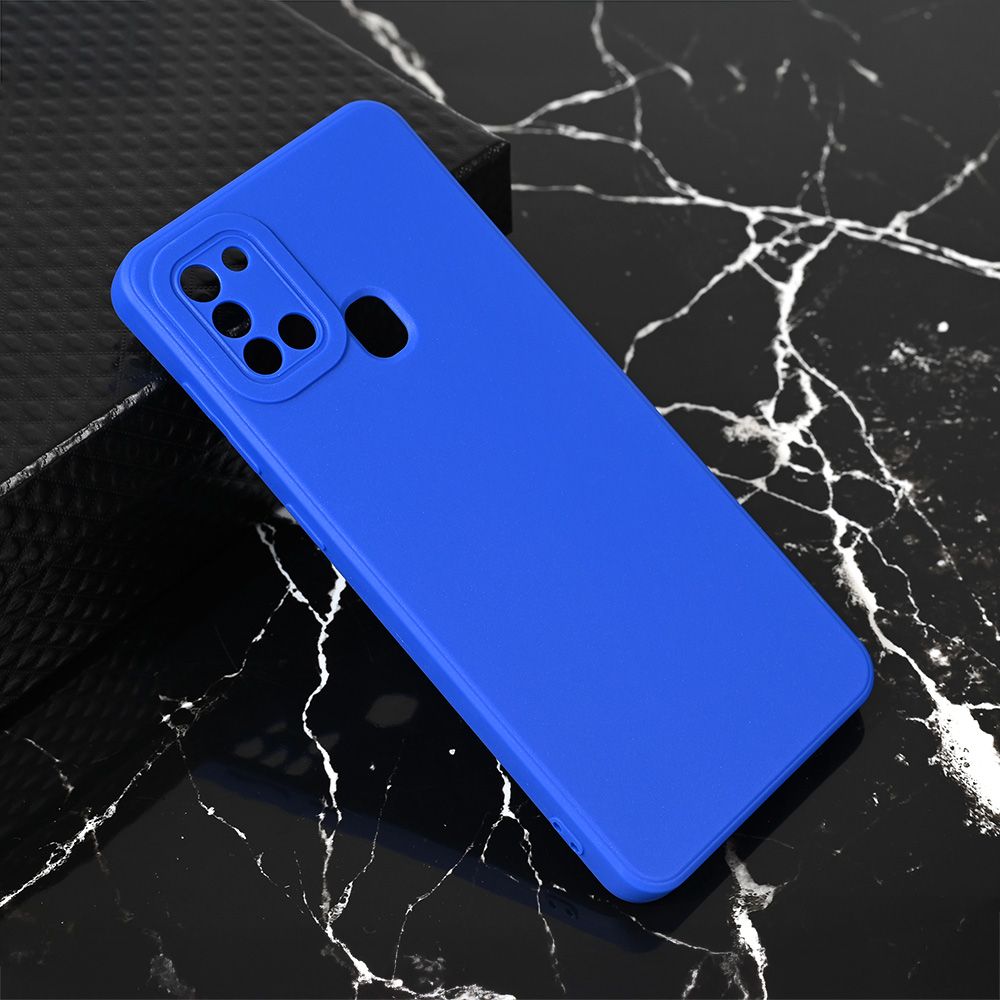 Maska za Samsung Galaxy A21s — Teracell Giulietta, mat plava