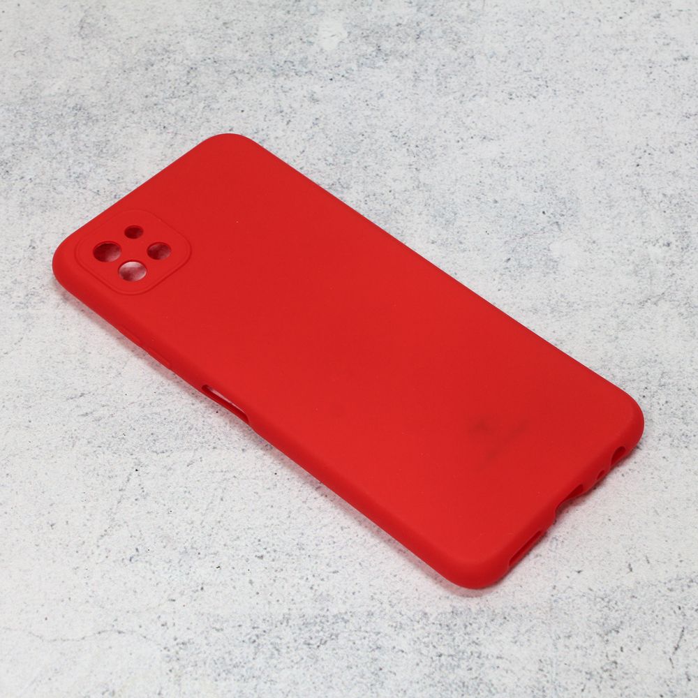 Maska za Samsung Galaxy A22 5G — Teracell Giulietta, mat crvena