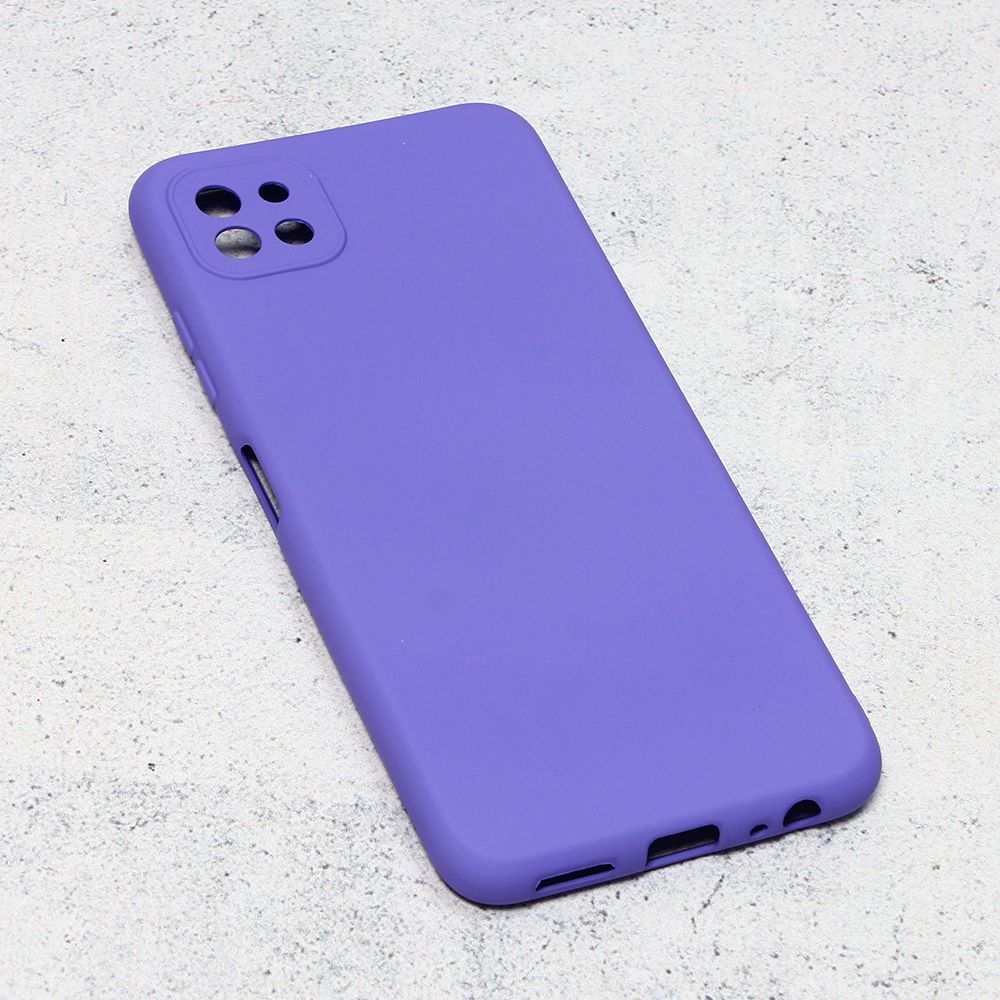 Maska za Samsung Galaxy A22 5G — Teracell Giulietta, mat ljubicasta