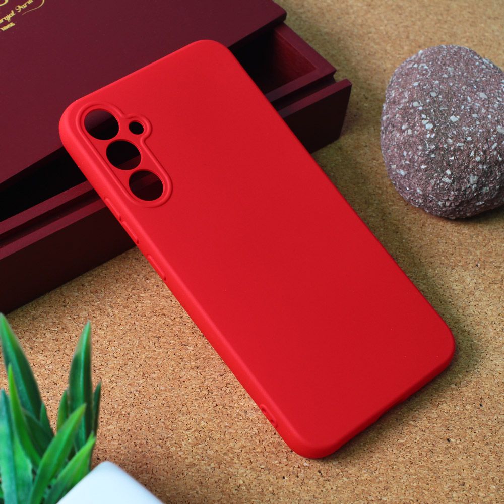 Maska za Samsung Galaxy A34 5G — Teracell Giulietta, mat crvena