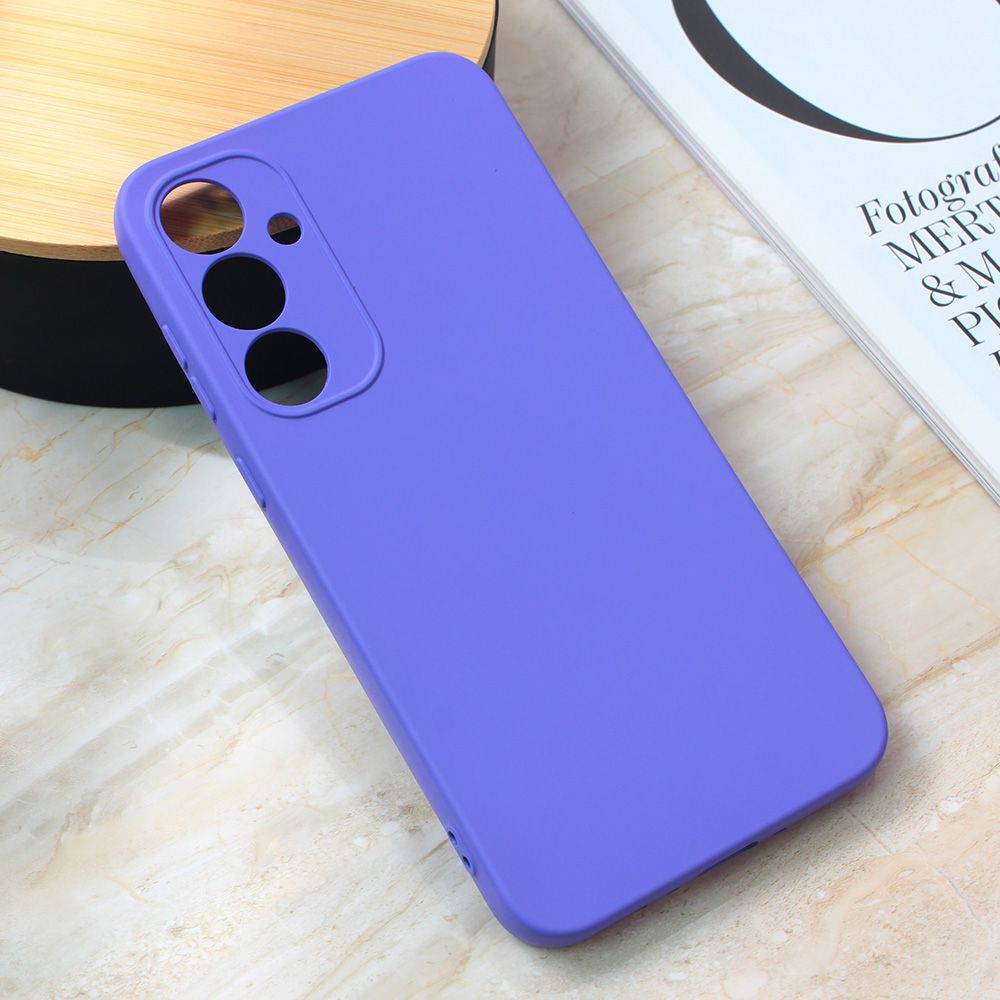 Maska za Samsung Galaxy A35 5G — Teracell Giulietta, mat ljubicasta
