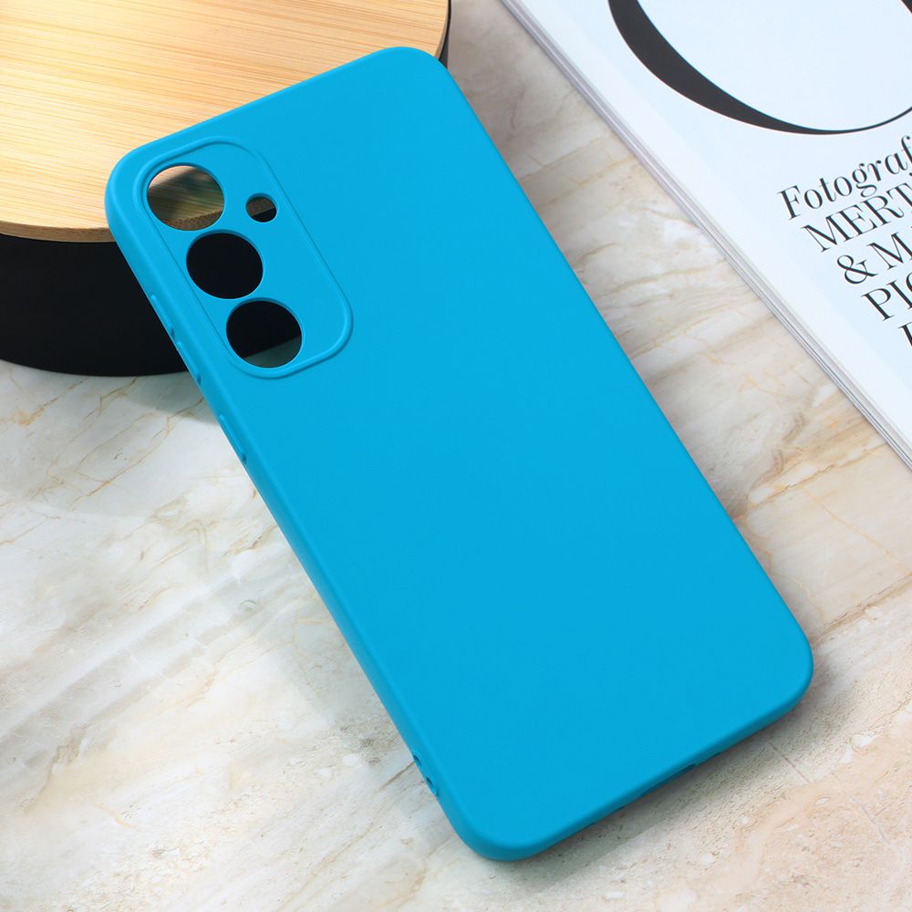 Maska za Samsung Galaxy A35 5G — Teracell Giulietta, svetlo plava