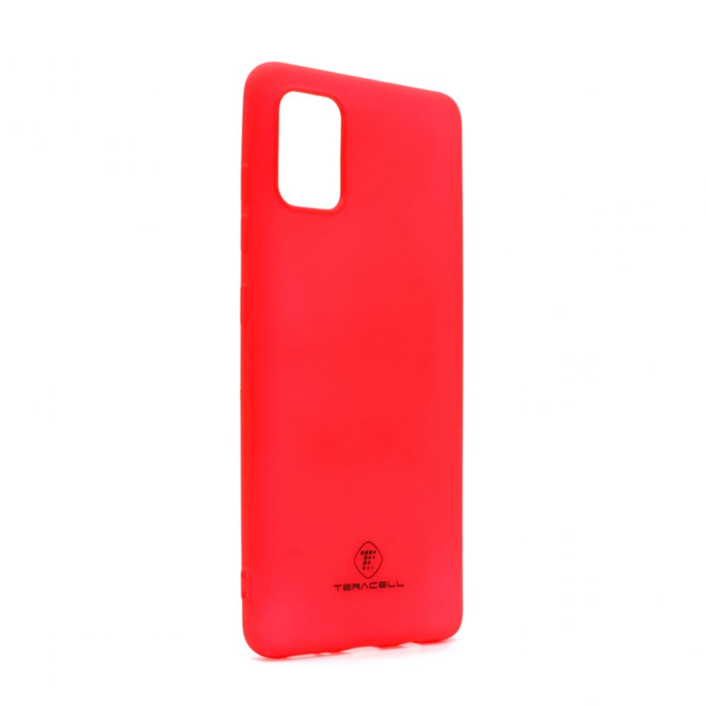 Maska za Samsung Galaxy A51 — Teracell Giulietta, mat crvena