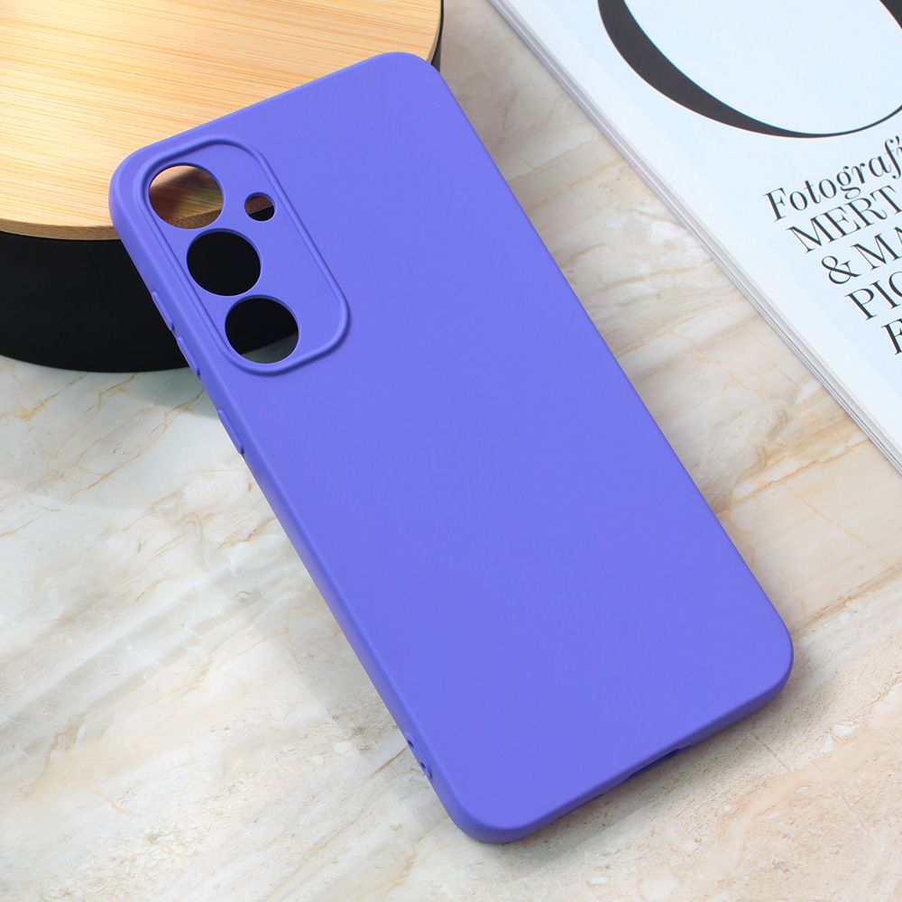 Maska za Samsung Galaxy A55 5G — Teracell Giulietta, mat ljubicasta