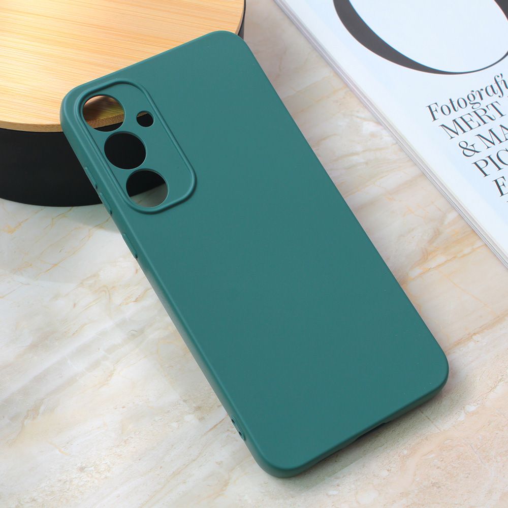 Maska za Samsung Galaxy A55 5G — Teracell Giulietta, mat zelena