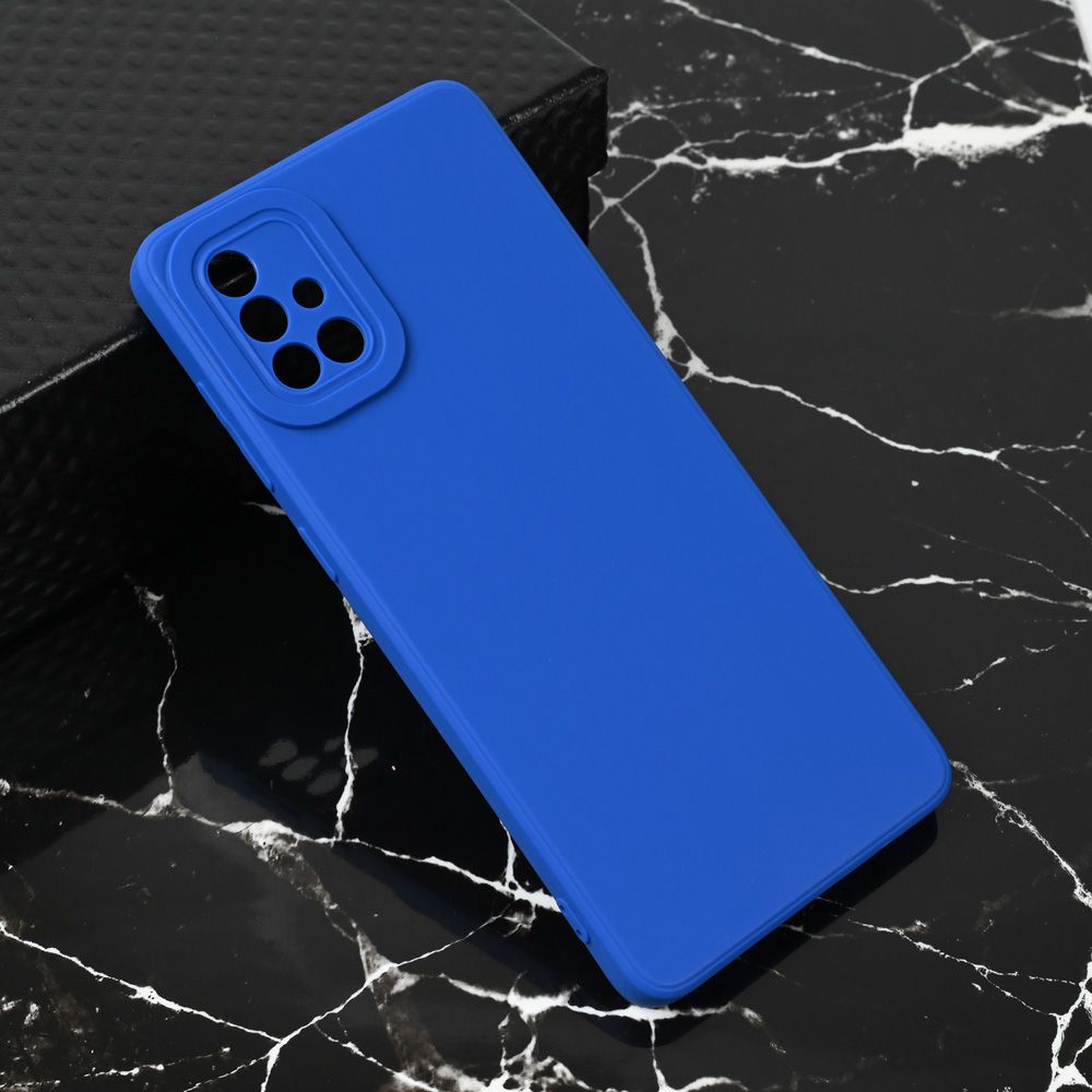 Maska za Samsung Galaxy A71 — Teracell Giulietta, mat plava
