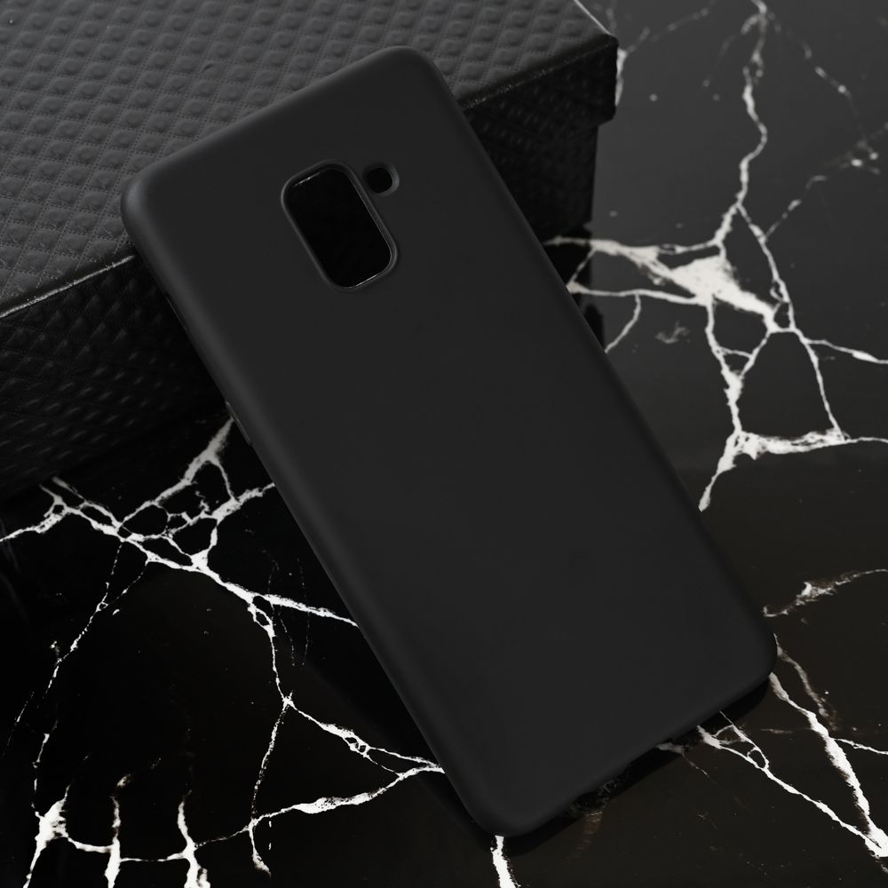Maska za Samsung Galaxy A8 Plus 2018 — Teracell Giulietta, mat crna