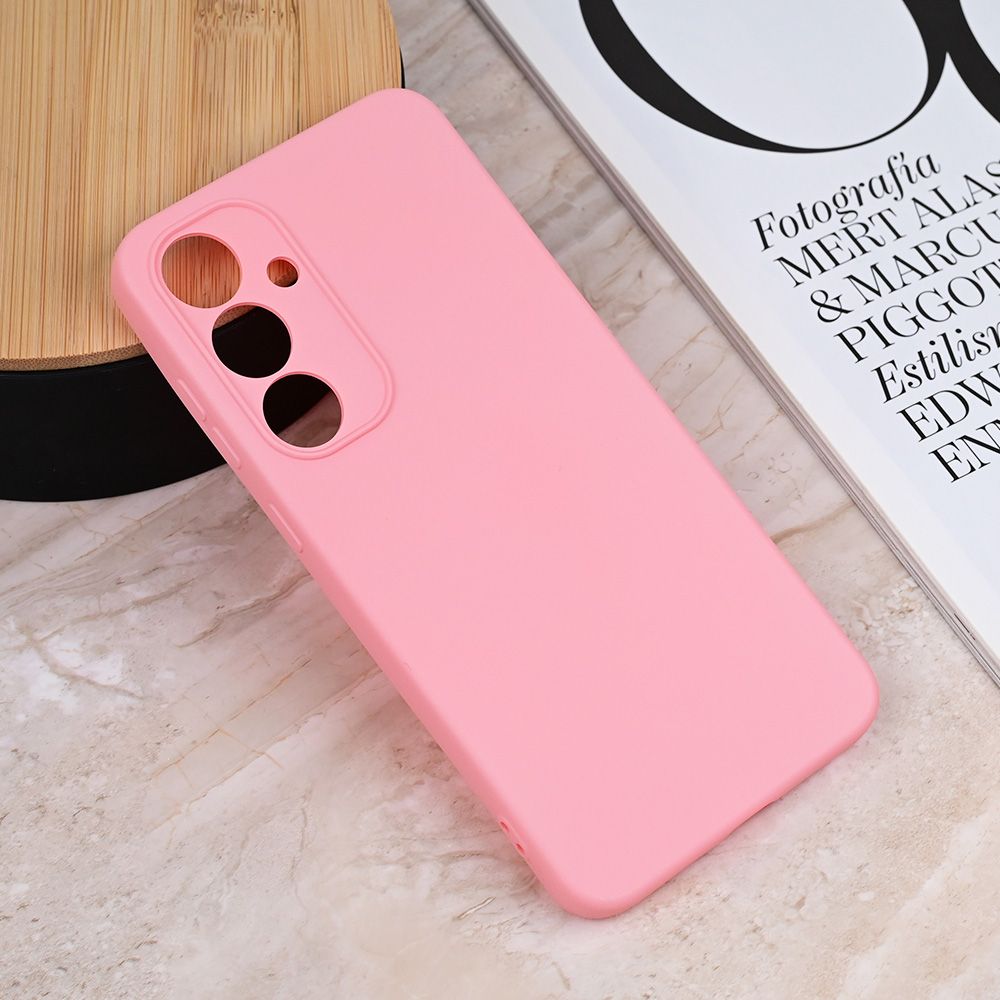 Maska za Samsung Galaxy S24 FE — Teracell Giulietta, mat roze